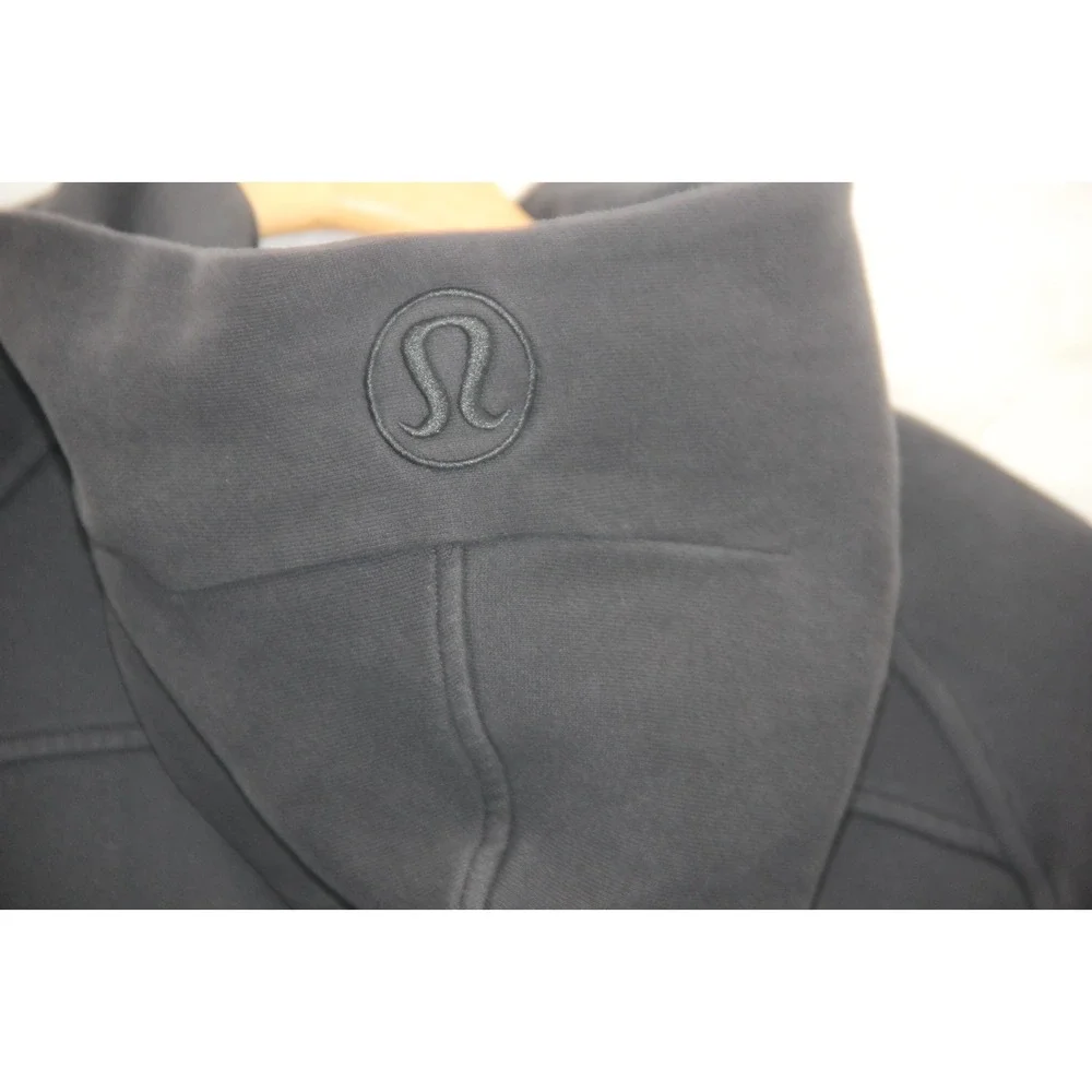 Lululemon Athletica Scuba Oversized 1/2 Zip Hoodie XS/S Black Kangaroo Pocket